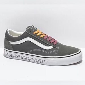 NWOB Vans Old Skool UV Dreams Pewter & White Skate Shoes